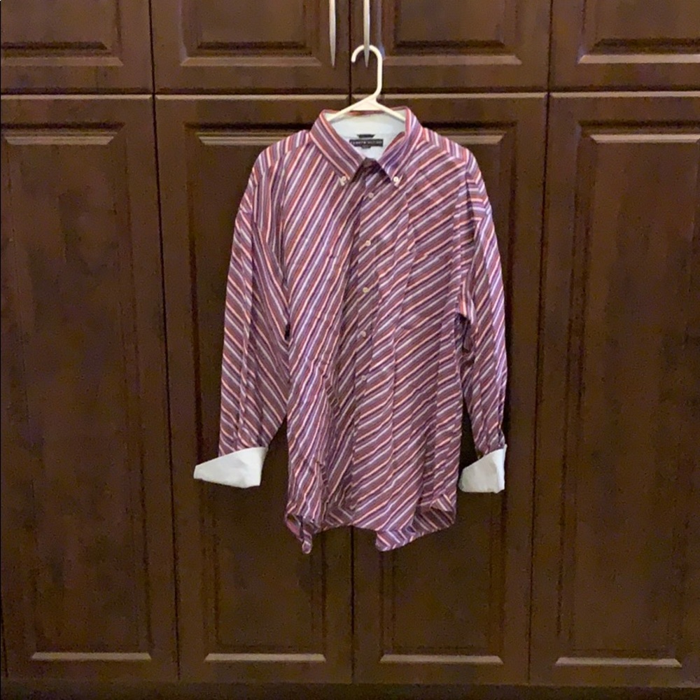 Men’s striped dress shirt